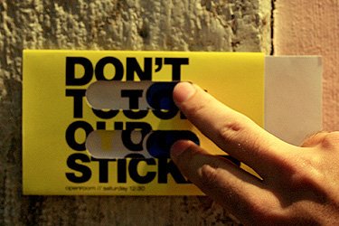 Don’t Touch Our Sticker